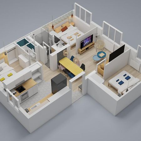 Appartamento Bienvenue Chez Ed Villeurbanne Esterno foto